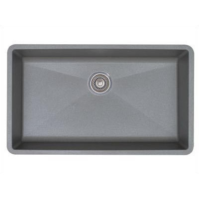 Blanco Precis Super Single Bowl Sink in Metallic Gray
