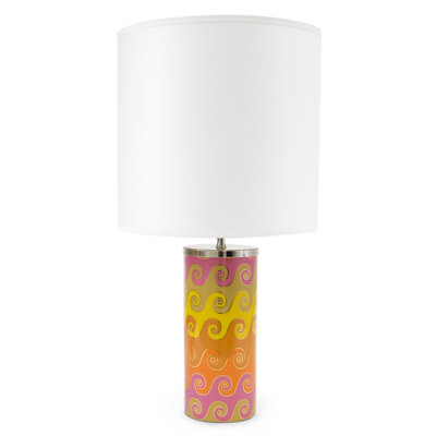Jonathan Adler Carnaby 1 Light Waves Small Table Lamp