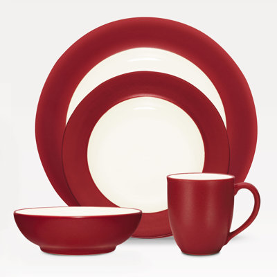 Noritake Colorwave Rim 4 Piece Place Setting