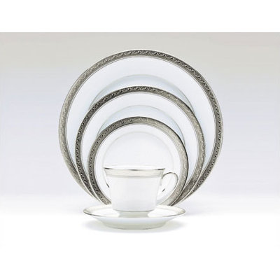 dinnerware sets 50 piece
 on Noritake Crestwood Platinum 50 Piece Dinnerware Set | Wayfair