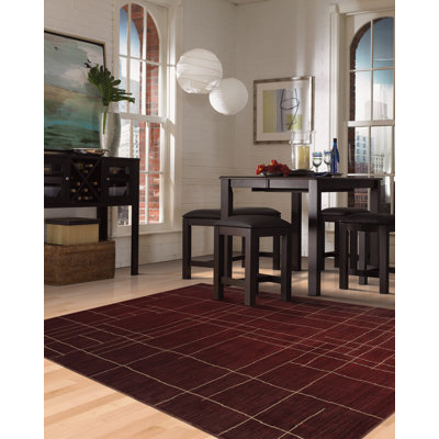 Karastan Carmel Ambler Merlot Rug