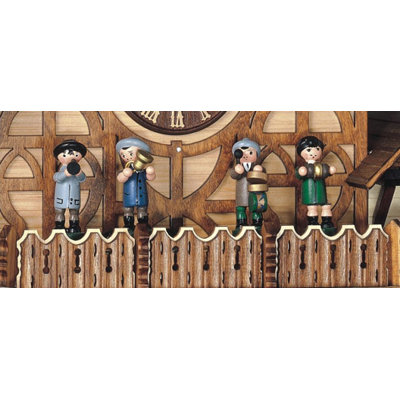Schneider 18" 8-Day Movement Cuckoo Clock with Bell Ringer