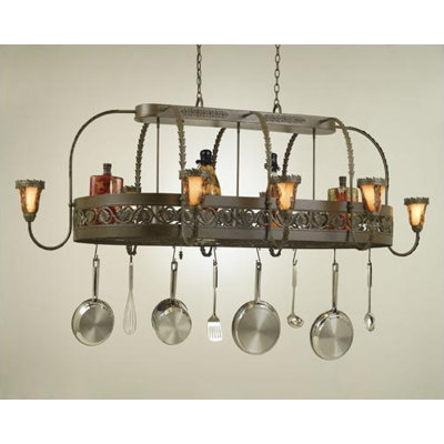 Leaf Chandelier Pot Rack