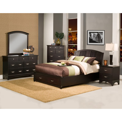 Alpine Furniture Del Mar Platform Bedroom Collection