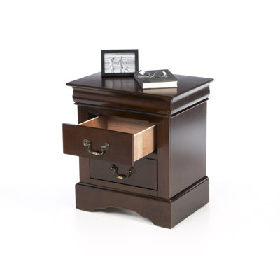 Alpine Furniture West Haven 2 Drawer Nightstand