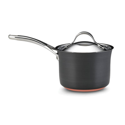 Anolon Nouvelle Copper Saucepan with LId