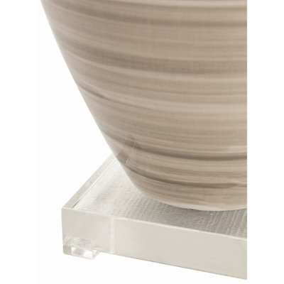 ARTERIORS Home Hunter Striped Ceramic / Acrylic Lamp