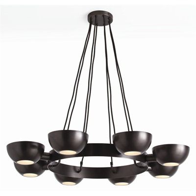ARTERIORS Home Sorrel 8 Light Iron / Glass Chandelier