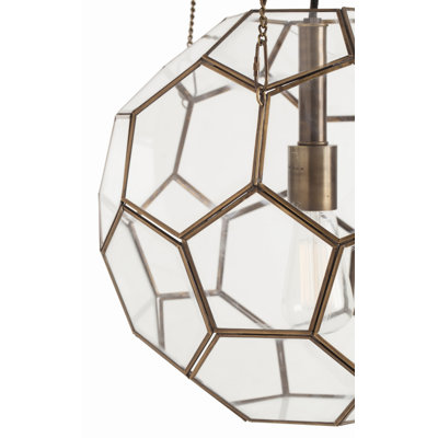 ARTERIORS Home Beck Faceted 1 Light Globe Pendant