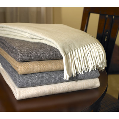 Lands Downunder Assiro Herringbone Throw