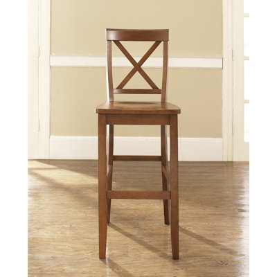 Crosley X-Back 30" Barstool in Classic Cherry