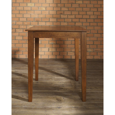 Crosley Tapered Leg Pub Table in Classic Cherry
