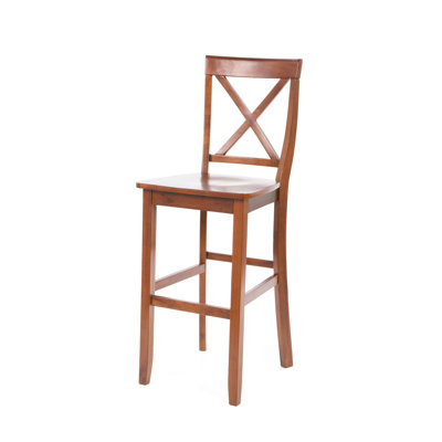 Crosley X-Back 30" Barstool in Classic Cherry