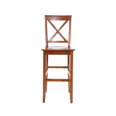 Crosley X-Back 30" Barstool in Classic Cherry