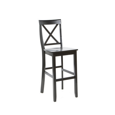 Crosley X-Back 30" Barstool in Black