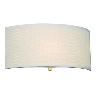 Philips Forecast Lighting Cassandra Wall Sconce in White Grasscloth