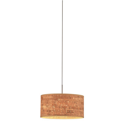 Philips Forecast Lighting White Grasscloth Pendant Shade