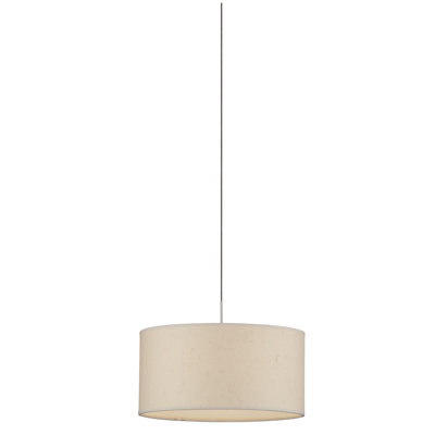 Philips Forecast Lighting White Grasscloth Pendant Shade
