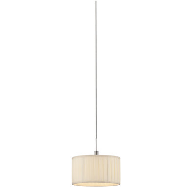 Philips Forecast Lighting White Grasscloth Pendant Shade