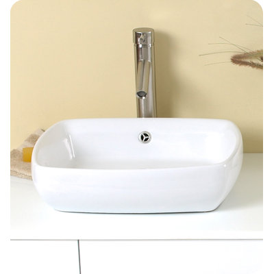 Fresca Bellezza Modern Double Vessel Sink Bathroom Vanity