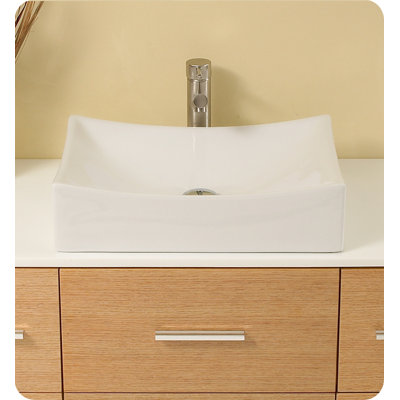 Fresca Distante Modern Bathroom Vanity with Mirror & Side Cabinet