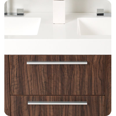 Fresca Opulento Modern Double Bathroom Vanity w/ Medicine Cabinet