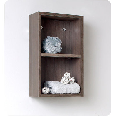 Fresca Bathroom Linen Side Cabinet with 2 Open Storage Areas