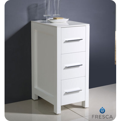 Fresca Torino 12" Bathroom Linen Side Cabinet