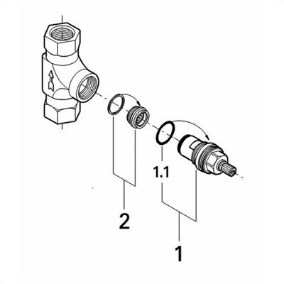 Grohe 1/2" Volume Control Rough-In Valve