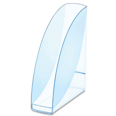 Cep Magazine Rack, 10"x3-1/5"x12-1/2", Ice Blue