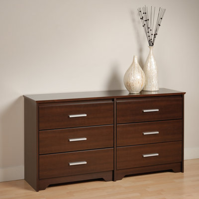 Prepac Coal Harbor 6 Drawer Dresser
