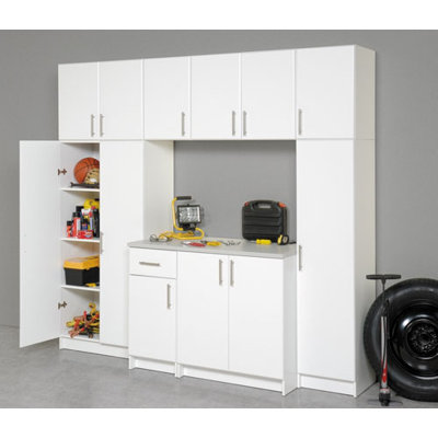 Prepac Elite Garage/Laundry Room Broom Cabinet