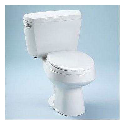Toto Carusoe Round Toilet and Streamline Tank with Cover