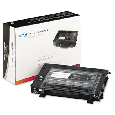 Media Sciences MS551KHC (CLP-510) Laser Cartridge, High-Capacity, Black                                                                     