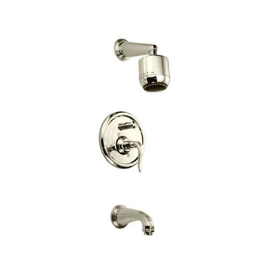 Jado Ornate Pressure Balance Tub and Shower Set with Lever Handle