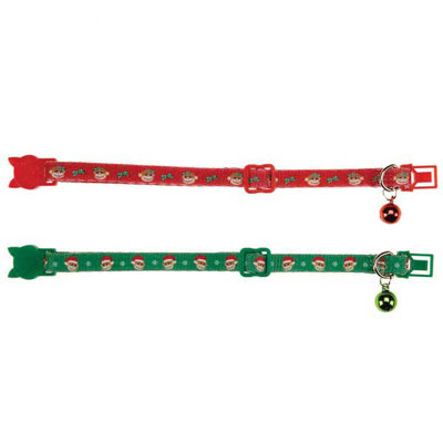 East Side Collection Holiday Monkey Business Cat Collar