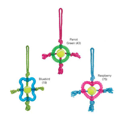 Grriggles Fundamentals Tennis Tugs Dog Toy