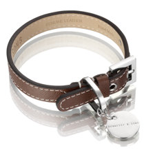Hennessy & SonsSaffiano / Hand Made Leather Dog Collar-image