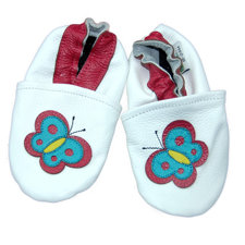 Augusta BabyButterfly Soft Sole Leather Baby Shoes-image