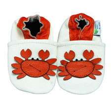 Augusta BabyMr. Crab Soft Sole Leather Baby Shoes-image