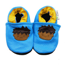 Augusta BabyLittle Boy Soft Sole Leather Baby Shoes-image