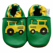 Augusta BabyFarm Tractor Soft Sole Leather Baby Shoes-image