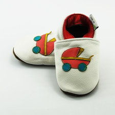 Augusta BabyBaby Stroller Soft Sole Leather Baby Shoes-image