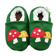 Augusta BabyMushrooms Soft Sole Leather Baby Shoes-image
