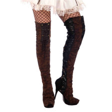 Forum Novelties Inc.Steampunk Thigh High Boot Covers-image