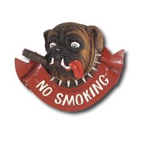 RAM Gameroom ProductsHand-Carved \'No Smoking\' Dog Sign image