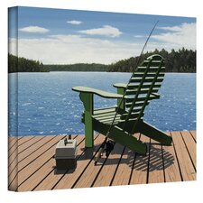 Art WallKen Kirsch \'\'Fishing Chair\'\' Canvas Art image