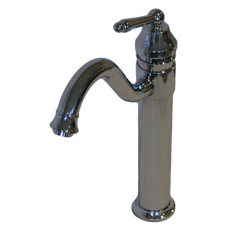 HerbeauRoyale Wall Mounted Bathroom Faucet with Double Cross Handles image