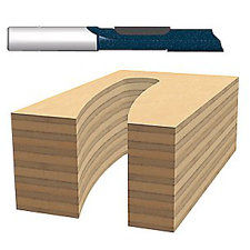 Drill America3/8  x 5/8  Oval Carbide Burr 1/4 Shank image