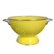 yellow colander